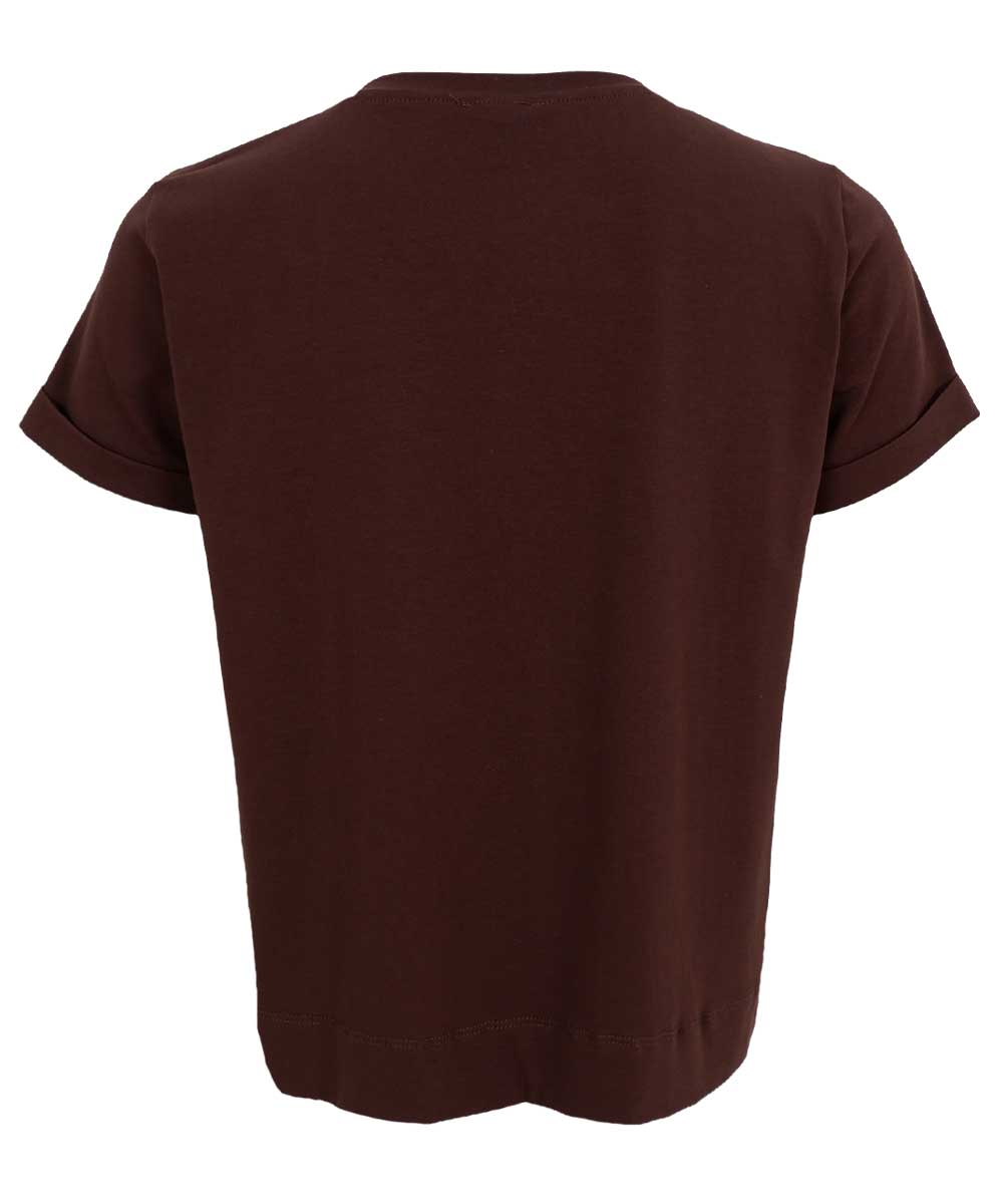 Brun t-shirt baksida