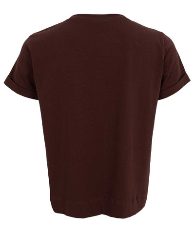 Brun t-shirt baksida
