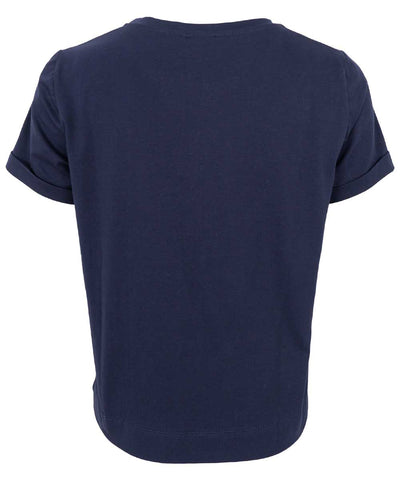 blå t-shirt baksida