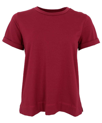 vinröd t-shirt