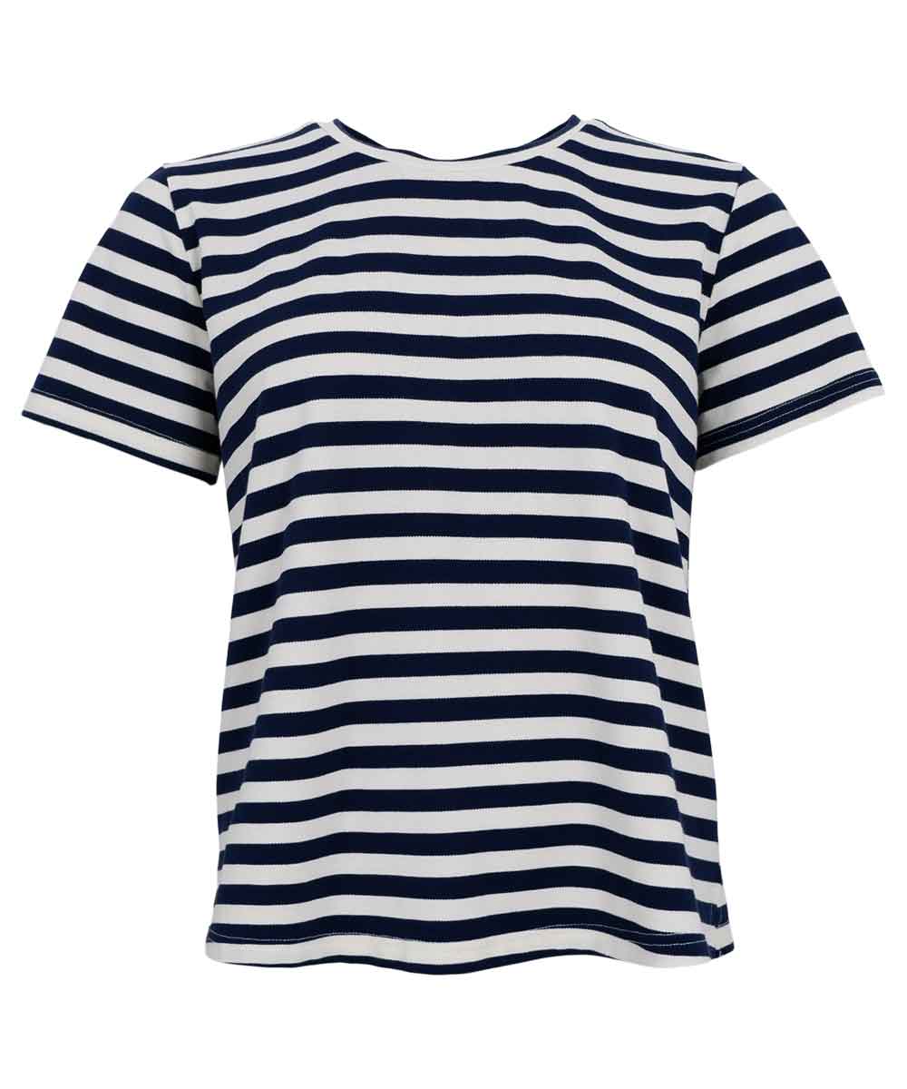 blå/vit randig t-shirt