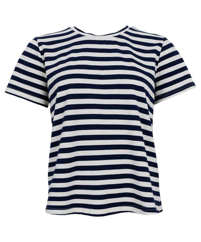 blå/vit randig t-shirt