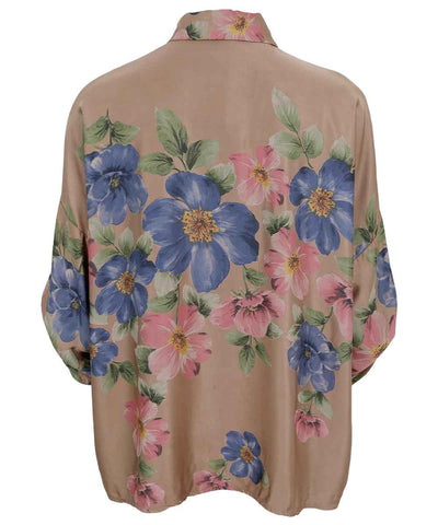 blommig blus baksida