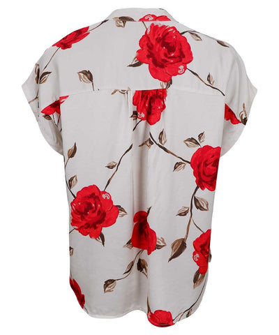blus med rosor baksida