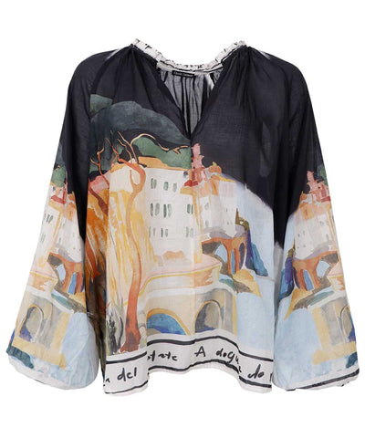 Cool blus med svart 
