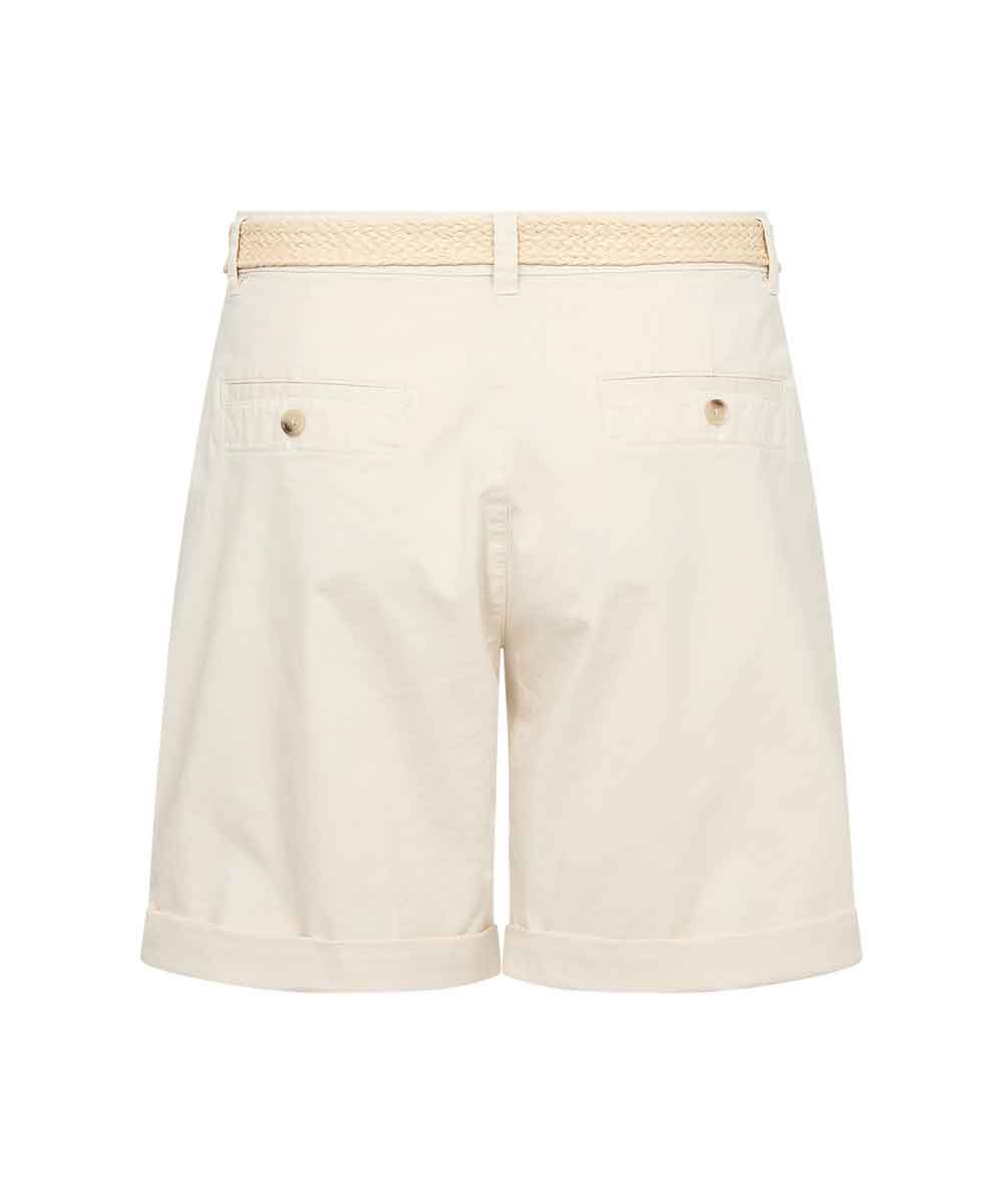 offwhite shorts med skärp baksida