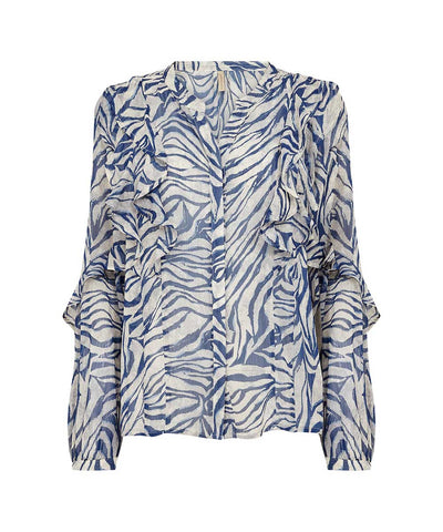 Blå blus
