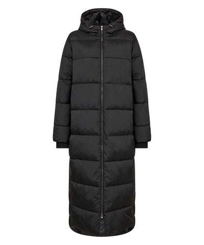 Svart quiltad jacka