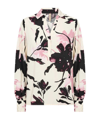 Rosa/svart blus