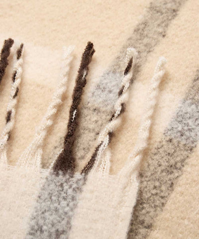 detaljer brun halsduk