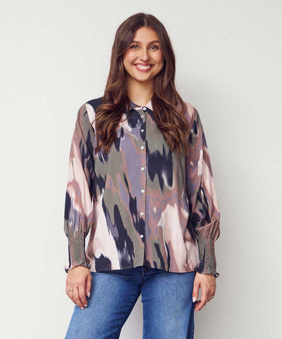 blus med jeans
