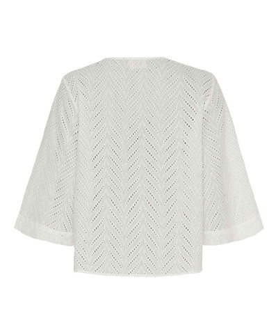Vit blus baksida