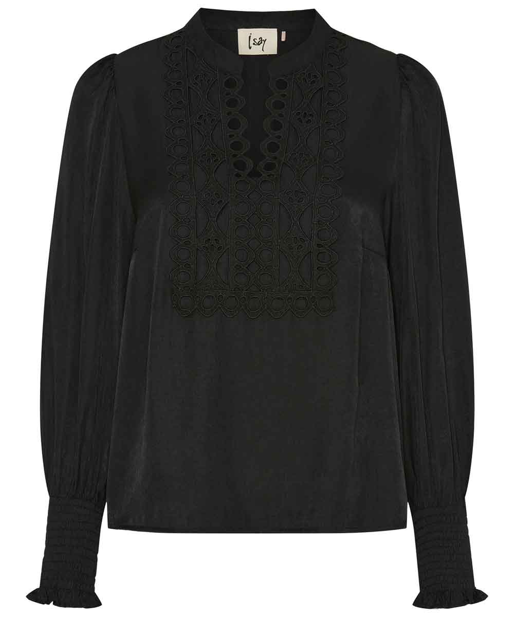Svart blus framsida