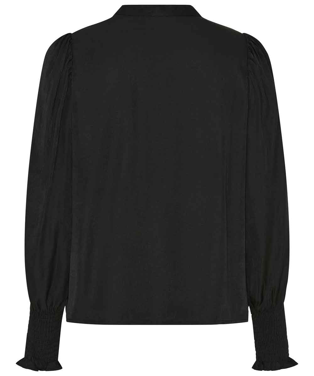 Svart blus baksida