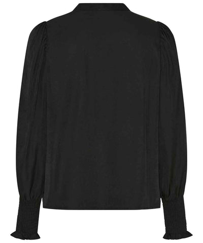 Svart blus baksida