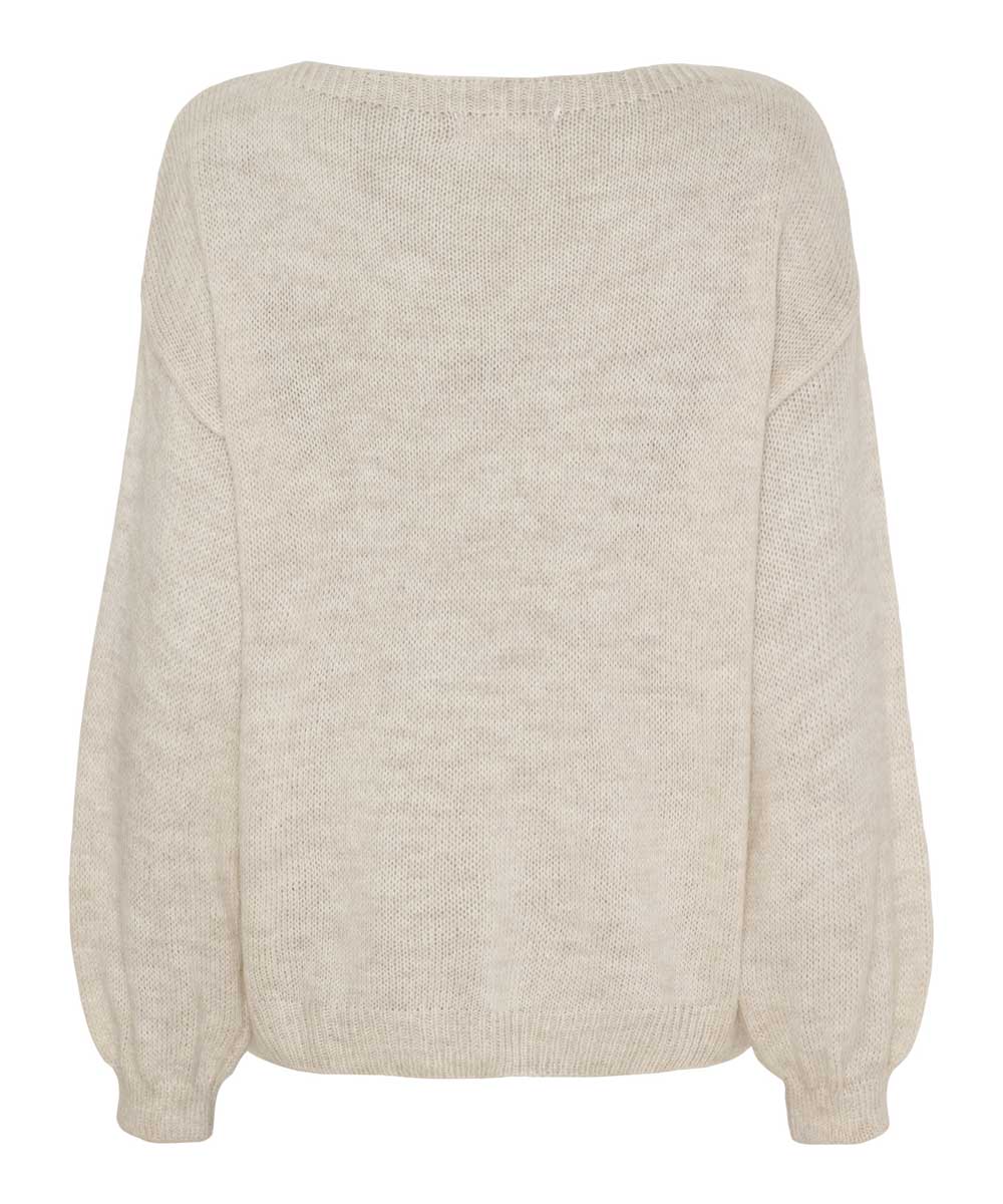 beige tröja baksida