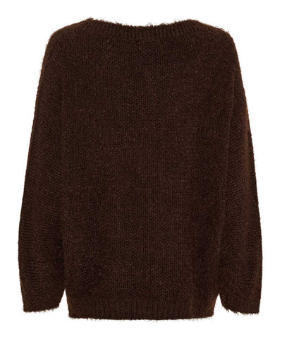 mörkbrun tröja baksida