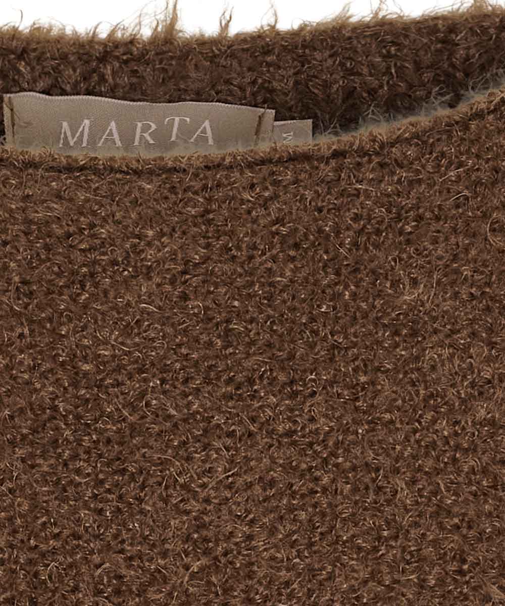 detaljer brun tröja