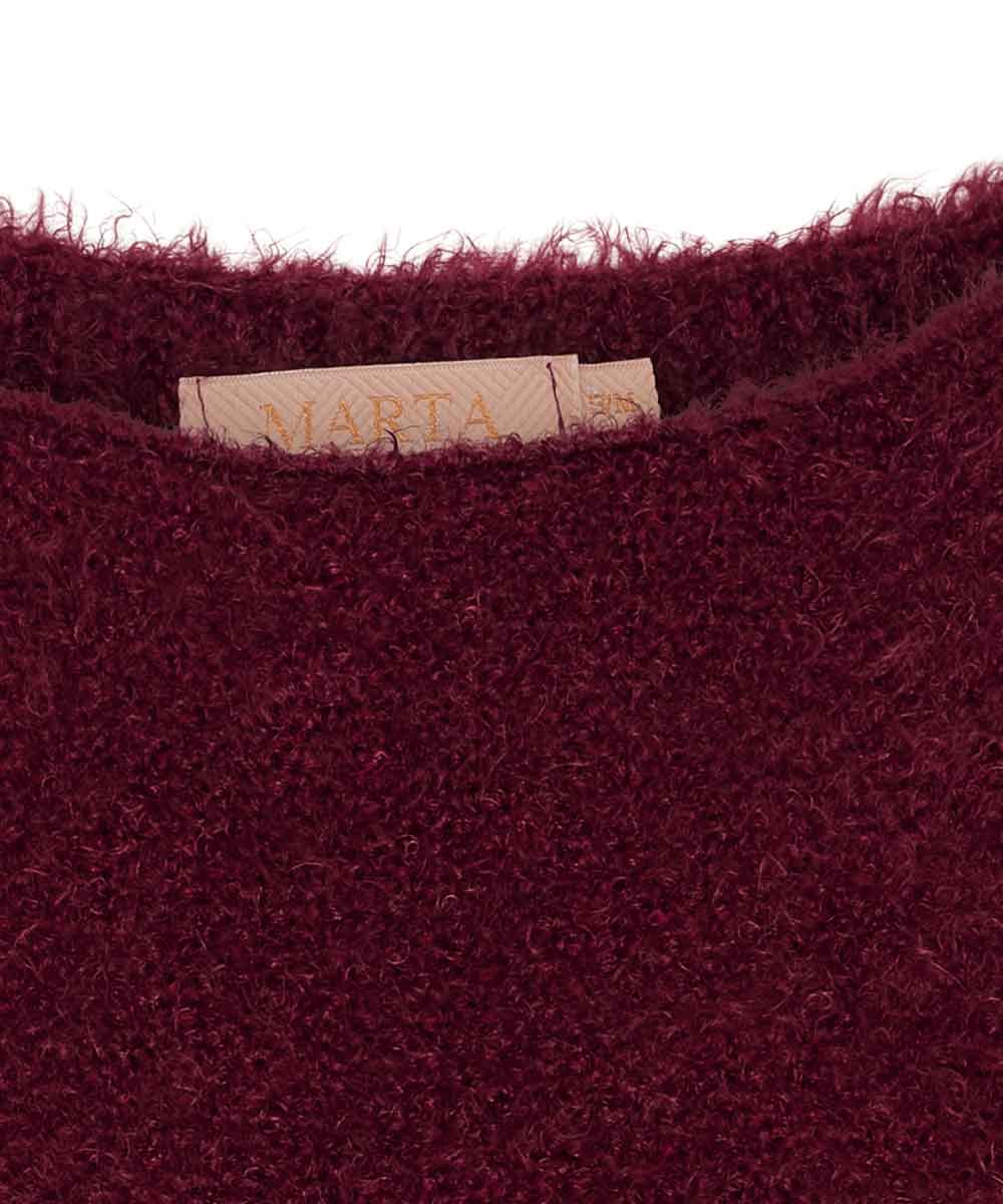 detaljer stickad tröja