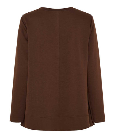 brun sweatshirt baksida