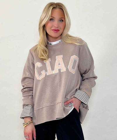 Brun sweatshirt