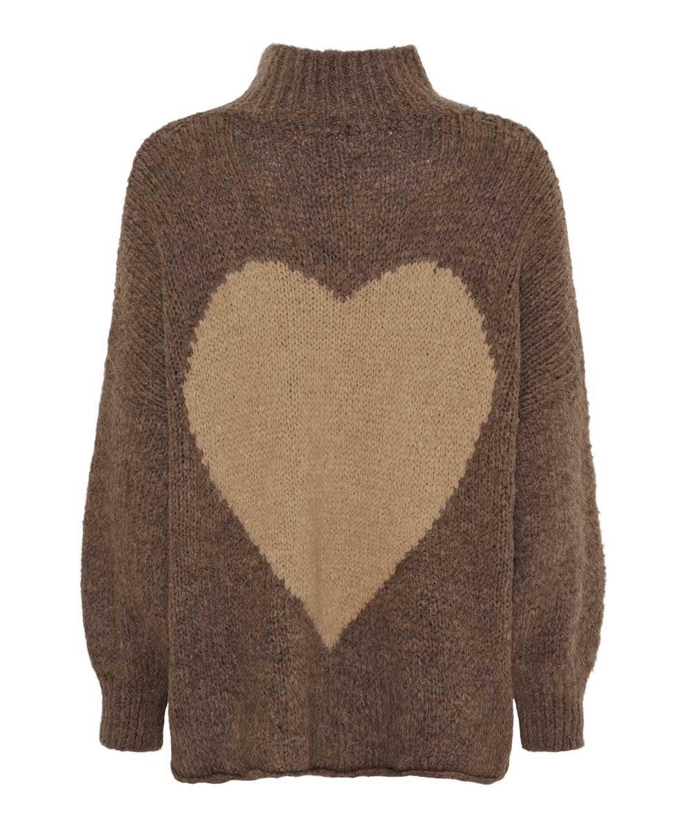 CEDAR Stickad Tröja - Brun