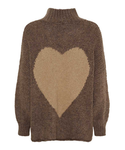 CEDAR Stickad Tröja - Brun