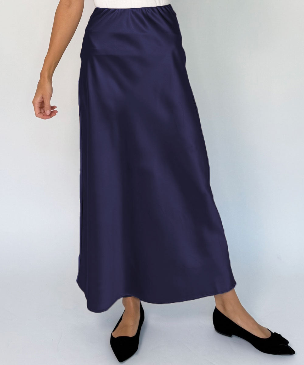 ALICE Satinkjol - Blå