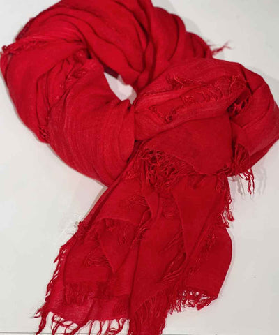 röd scarf