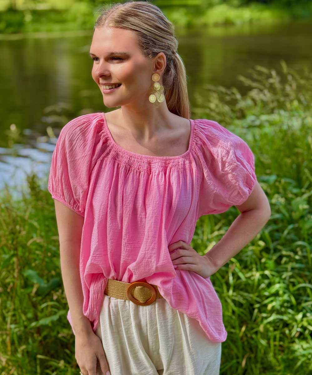 Ceris blus med smock