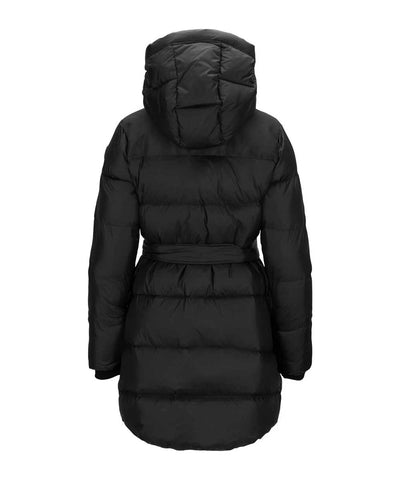 svart puffer baksida