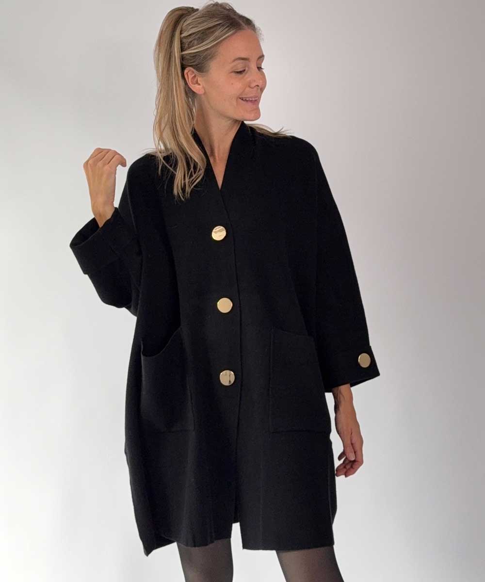 cardigan i svart