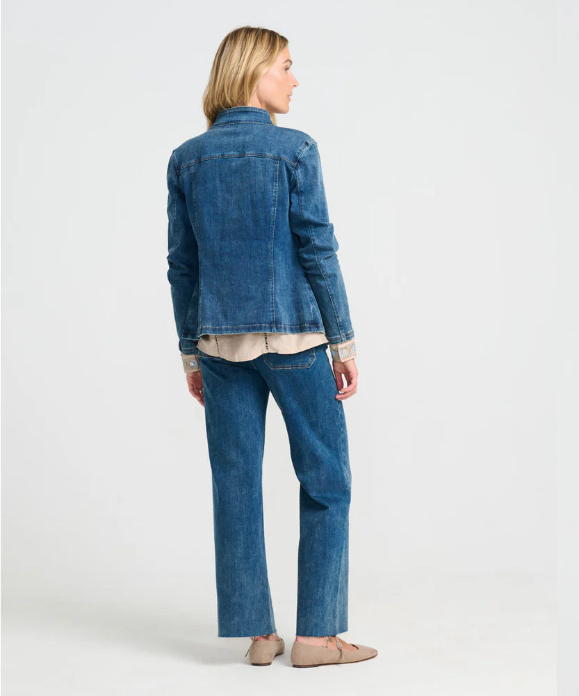 jeansjacka baksida