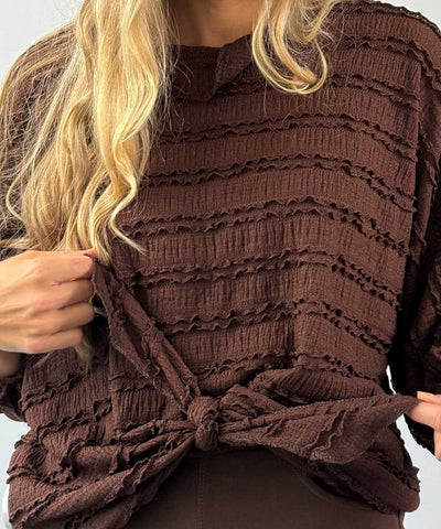 detaljer brun topp