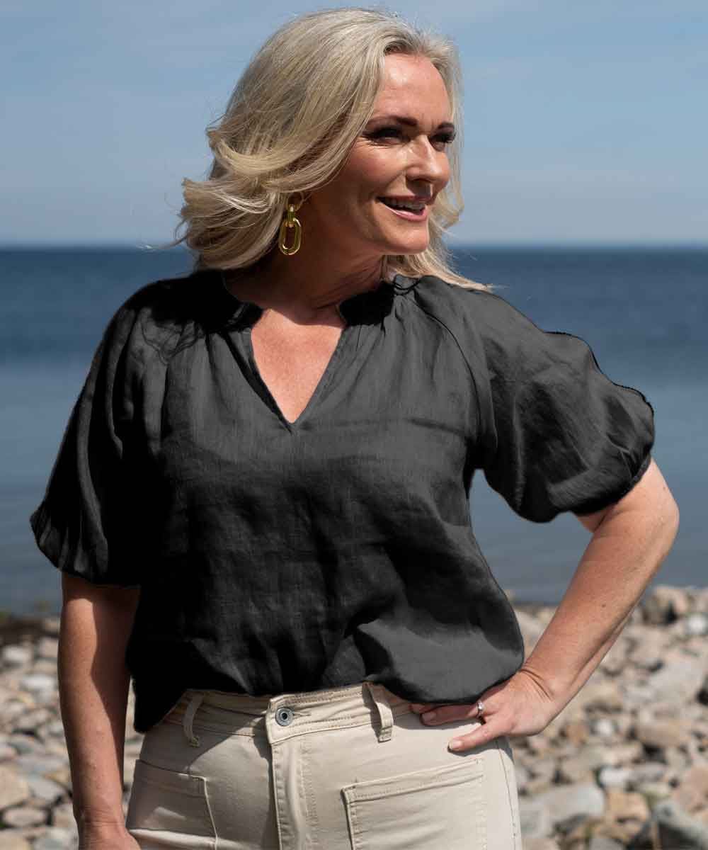 Svart linneblus