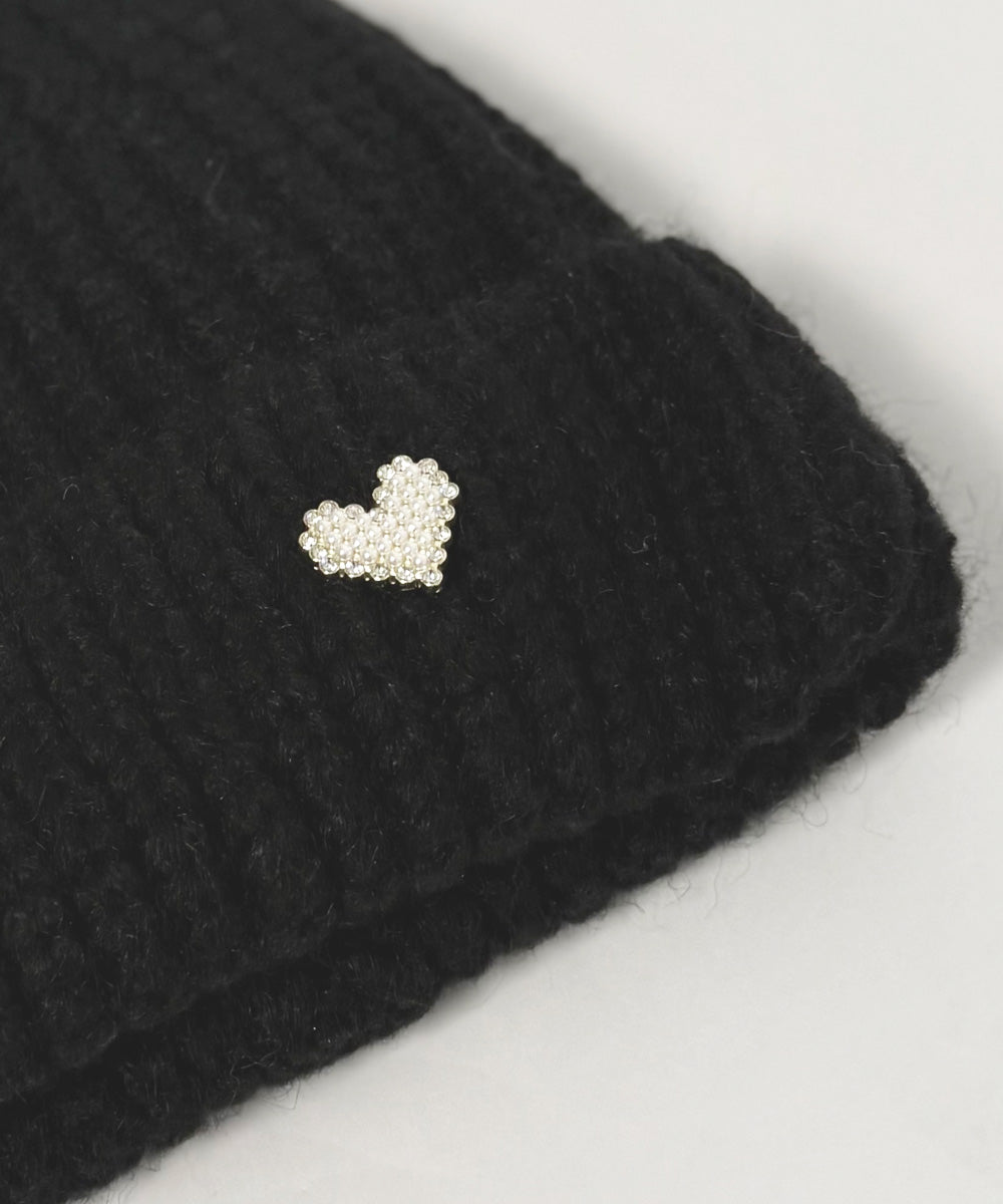 detaljer svart mössa