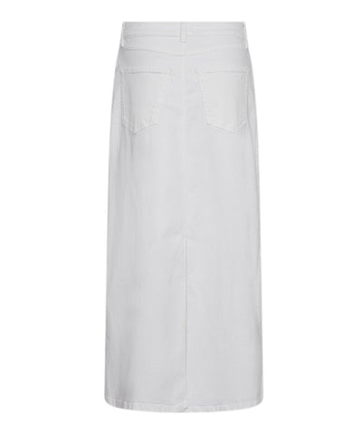 vit kjol med fickor bak