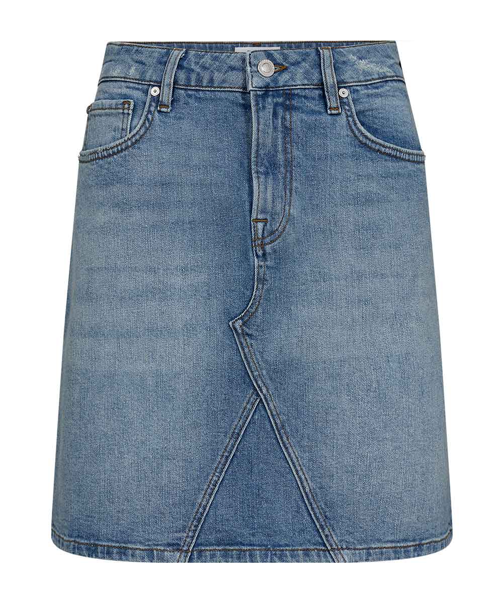 kort jeanskjol