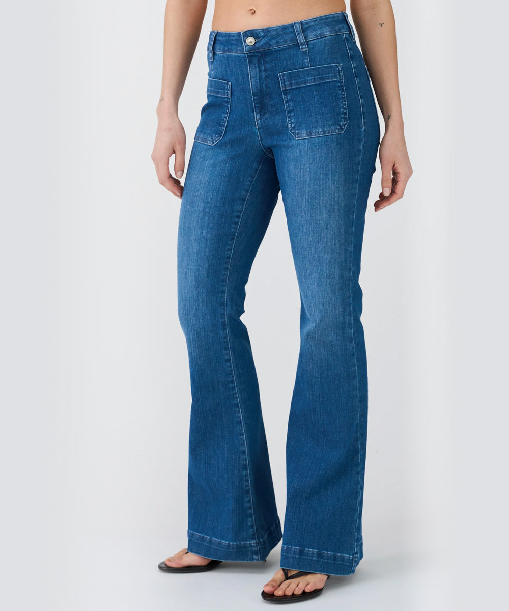 blå jeans