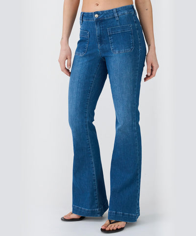 blå jeans