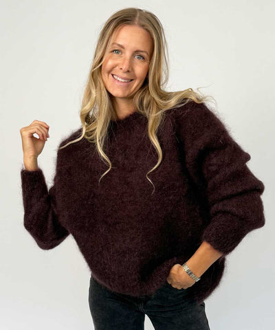 KID MOHAIR Tröja - Brun