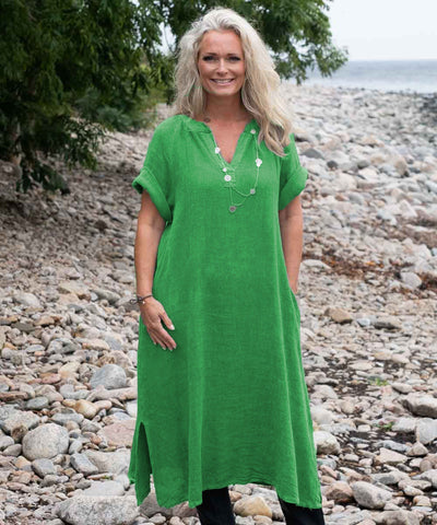 grön maxiklänning