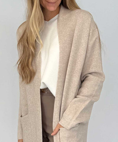 detaljer beige kofta