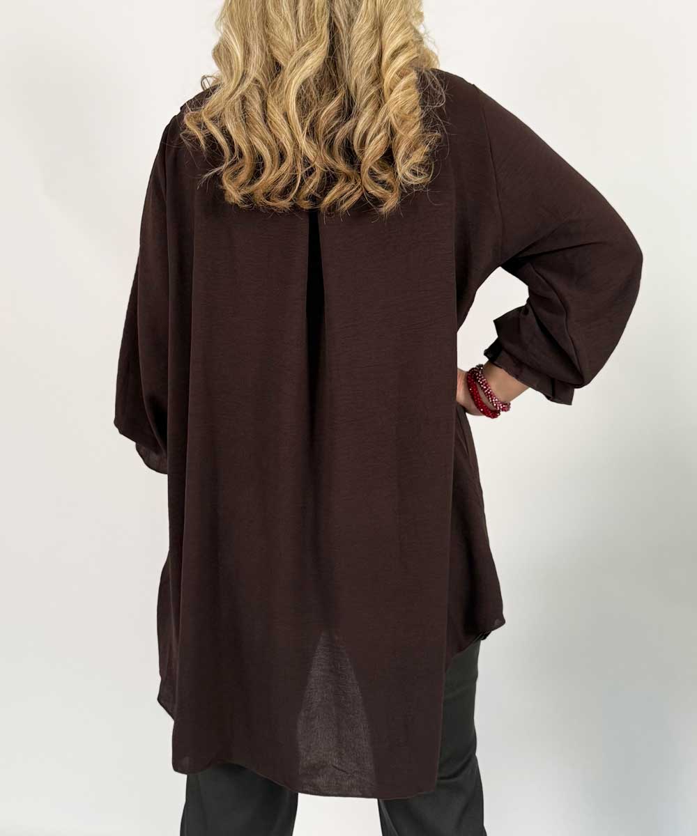 LUCIA Volangtunika - Brun