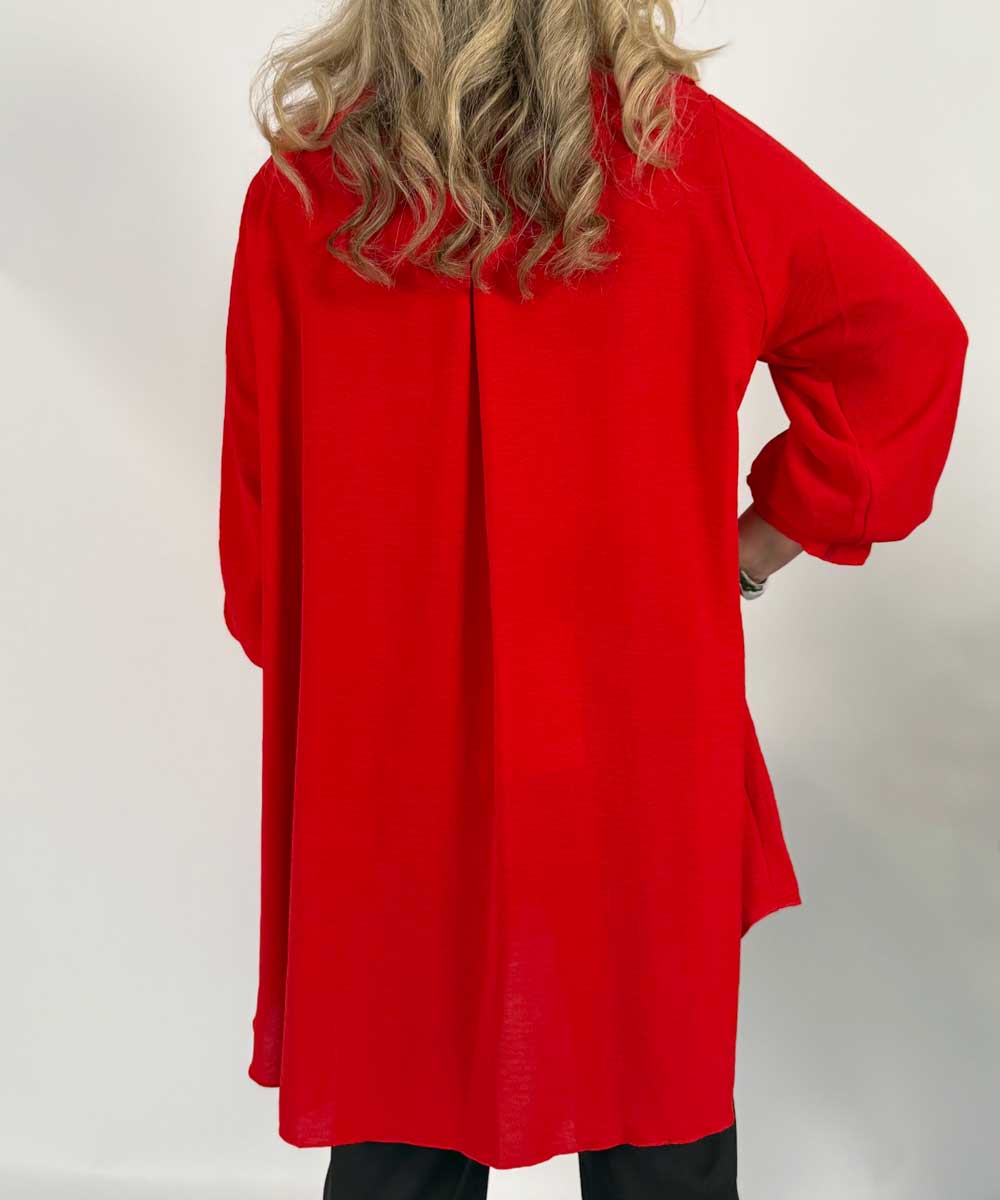 röd tunika bak