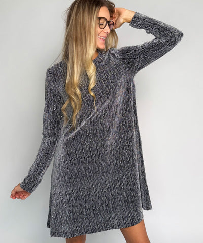 festklänning i silver