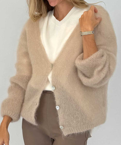 cardigan i beige