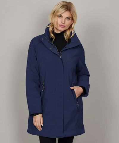 Blå parkas