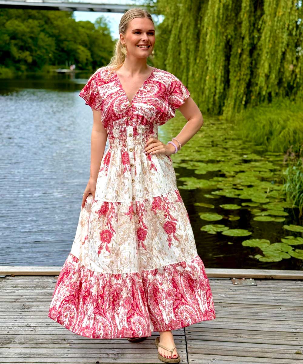 PAISLY Maxiklänning - Rosa