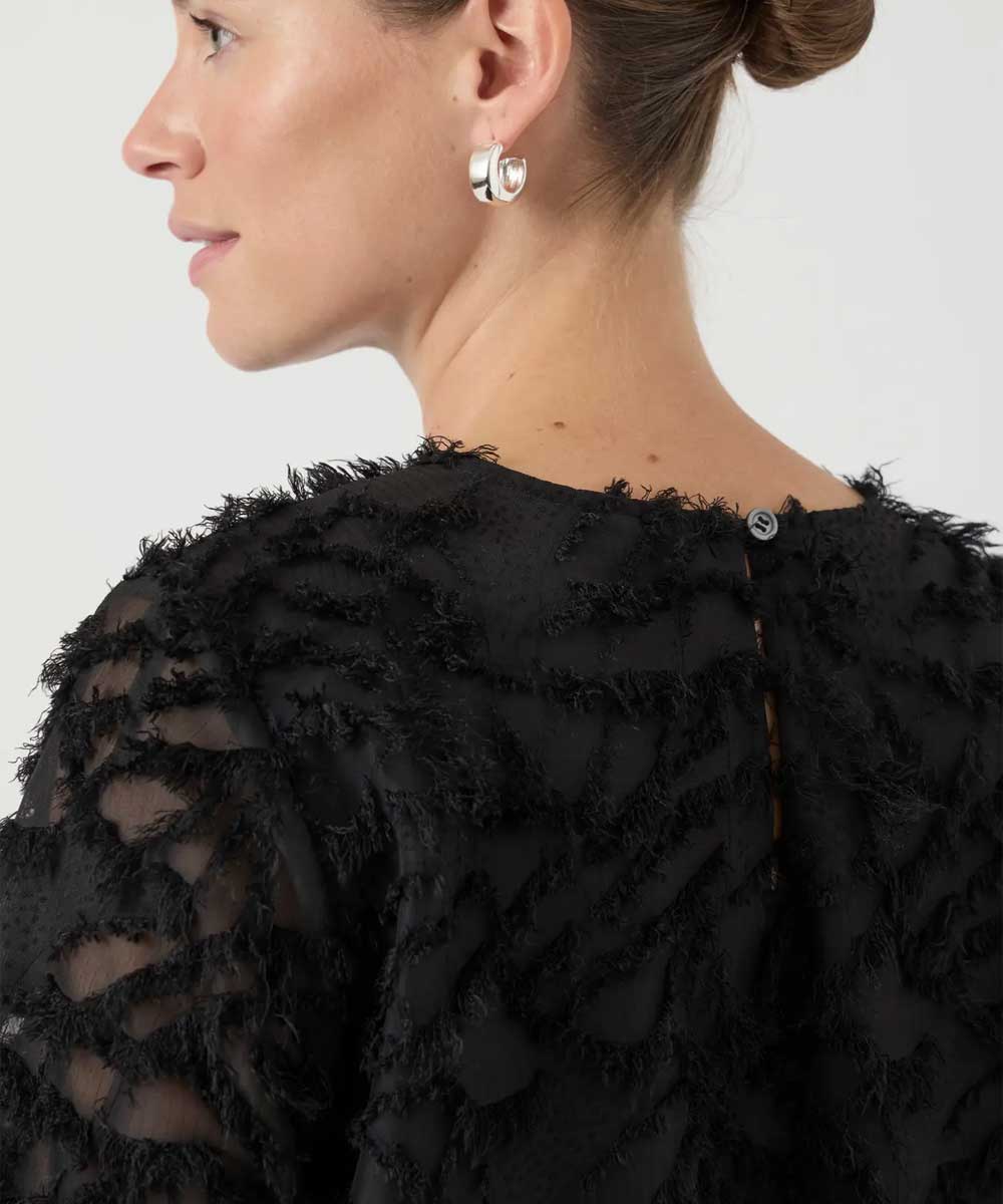 detaljer blus baktill